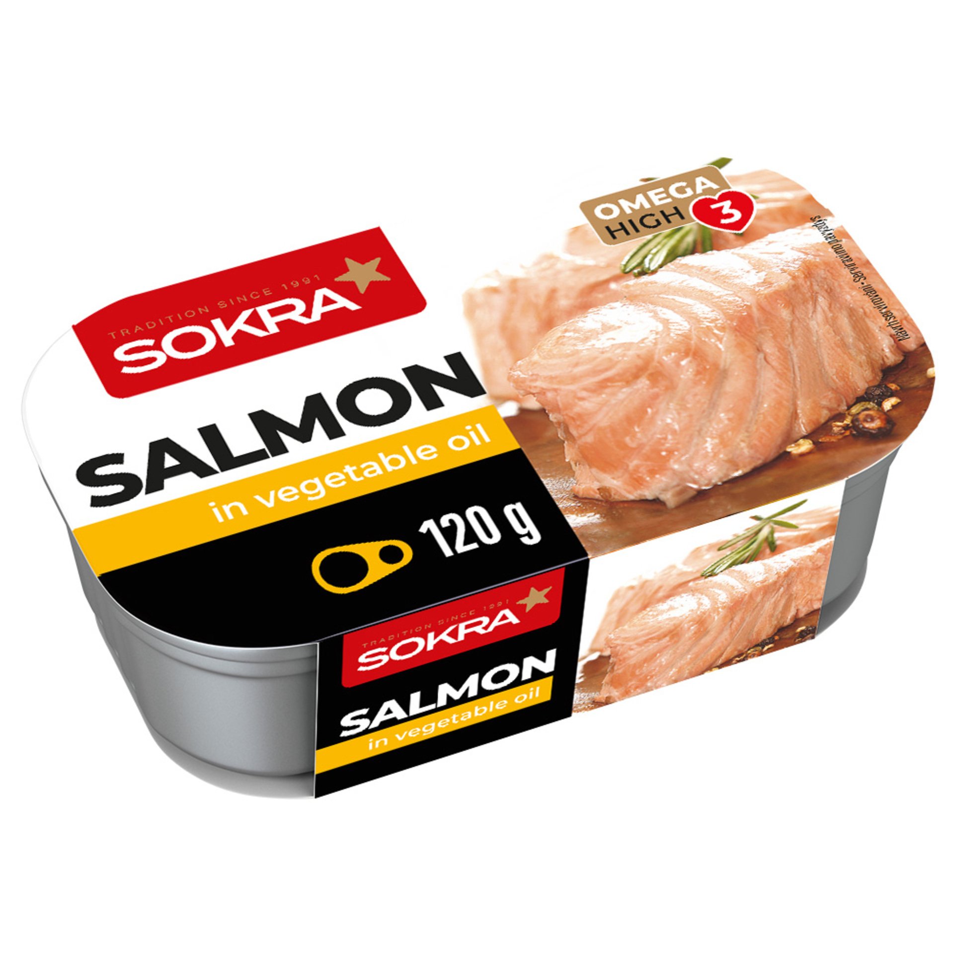 Sokra Losos v rostlinném oleji 120 g