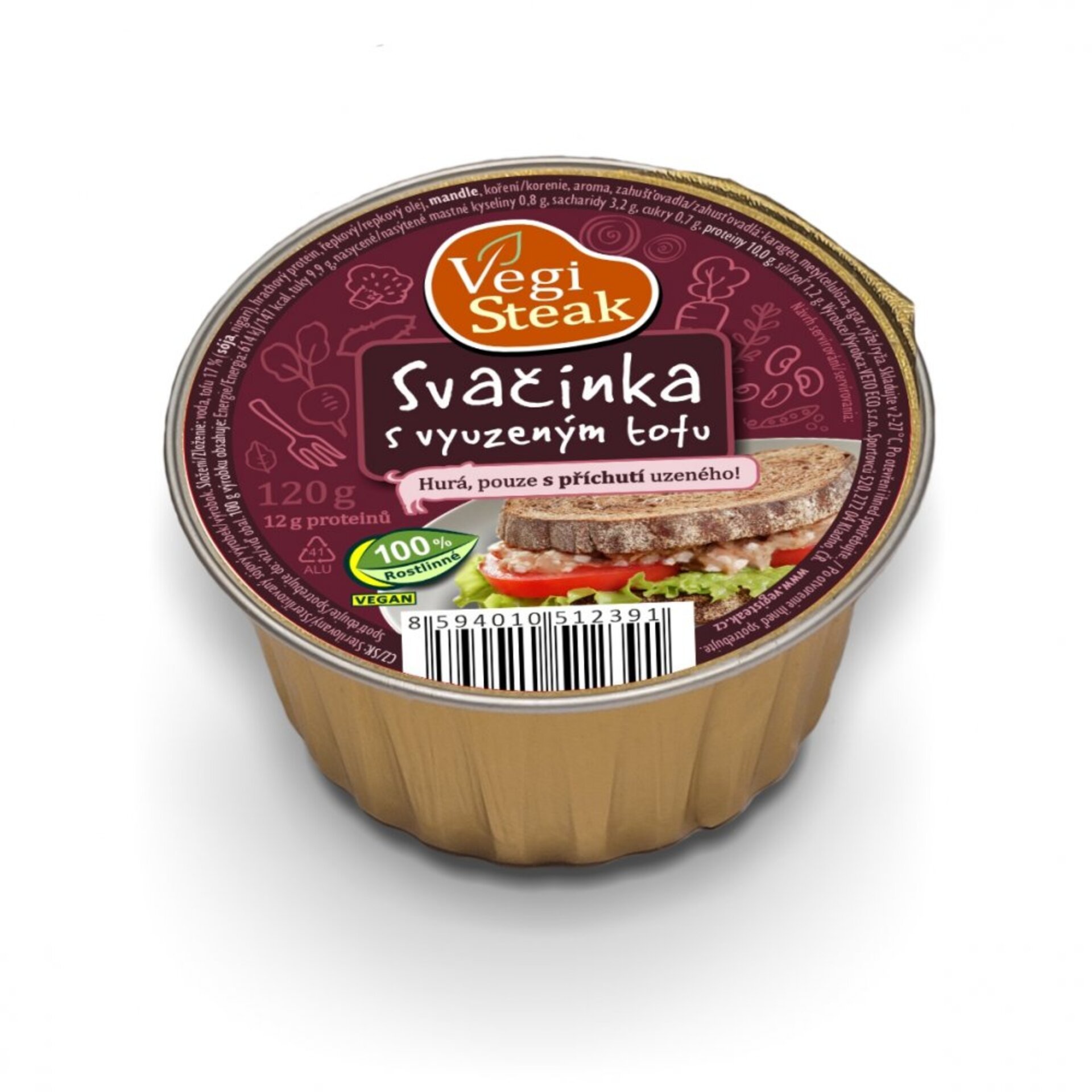 Veto Eco Vegi steak svačinka s vyuzeným tofu 120 g