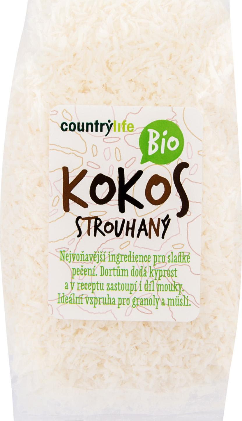 Country Life Kokos strouhaný BIO 200 g