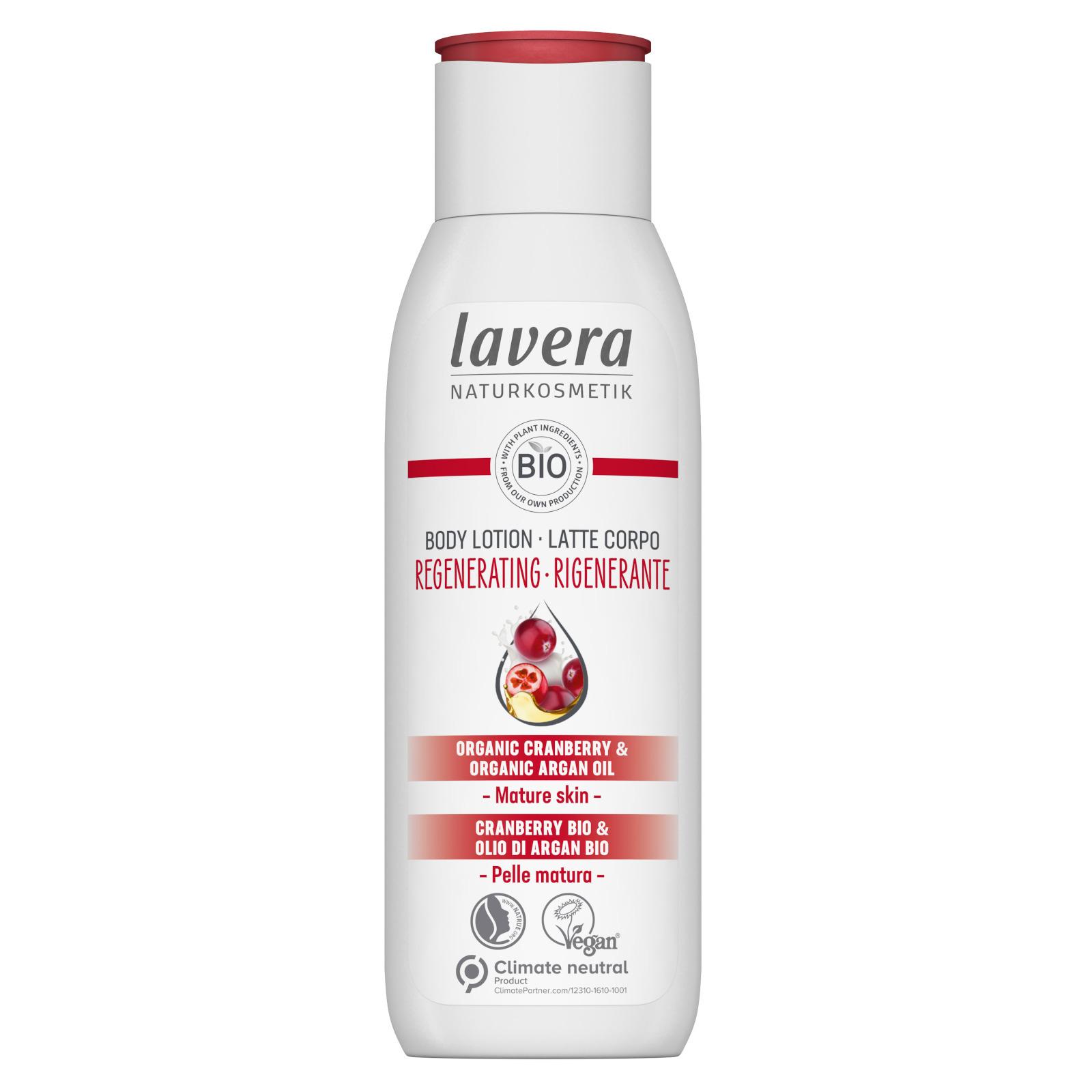 Lavera Regenerující tělové mléko s Bio Brusinkou 200 ml