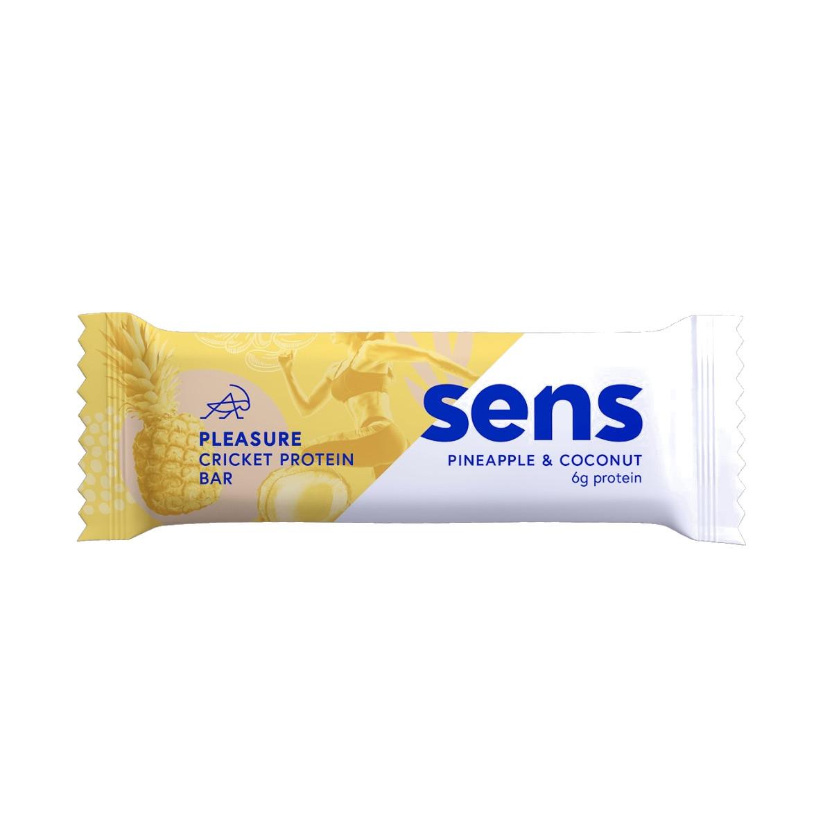 SENS Protein tyčinka s cvrččí moukou ananas & kokos 40 g