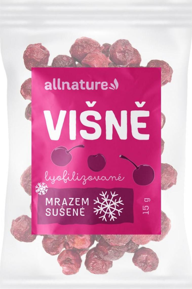 Allnature Višeň sušená mrazem celá 15 g