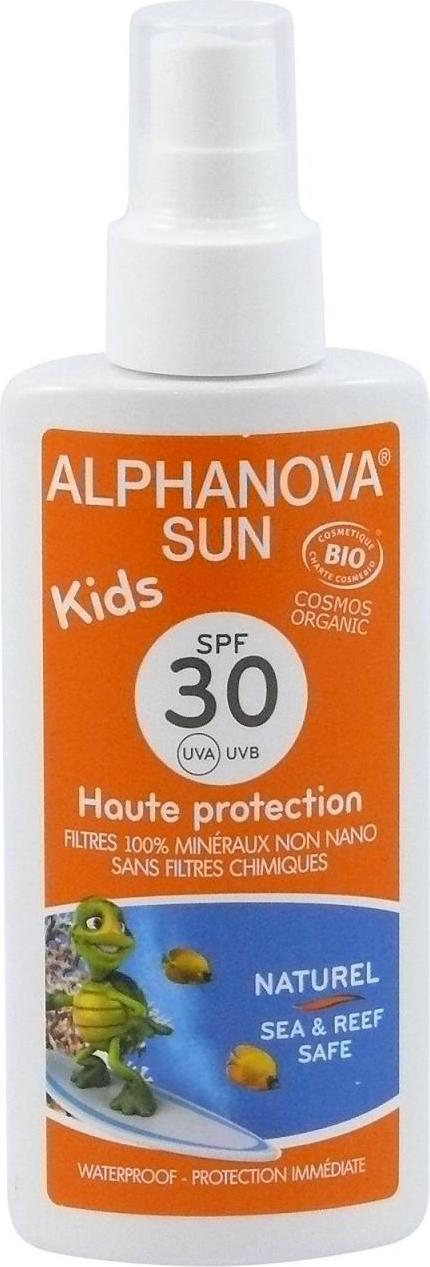 Alphanova SUN Kids Opalovací krém ve spreji pro děti SPF 30 125 g