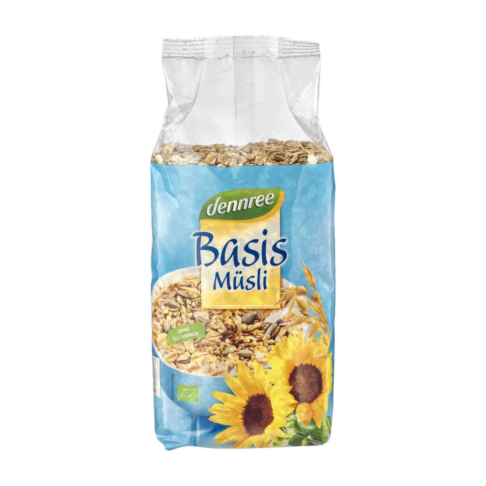 Müsli se slunečnicovými semínky 750 g BIO   DENNREE Dennree