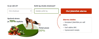 Jídelníček na hubnutí zdarma