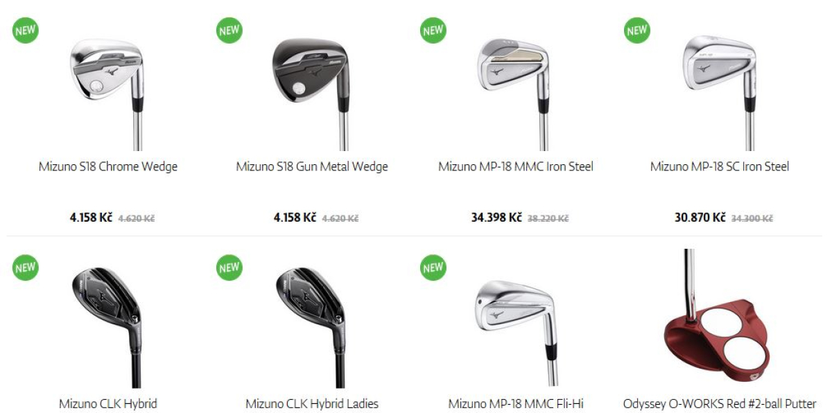 Golfové vybavení pro vaši první hru