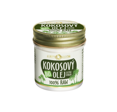 Purity Vision Kokosový olej RAW BIO (120 ml) - i pro miminka a velmi citlivou pokožku z Econea.cz