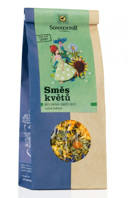 Sonnentor Bylinná směs květů sypaná BIO (40 g) - chutná teplá i chlazená z Econea.cz