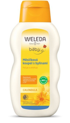 Weleda Měsíčková koupel s bylinami (200 ml) - zklidní pokožku i mysl děťátka z Econea.cz