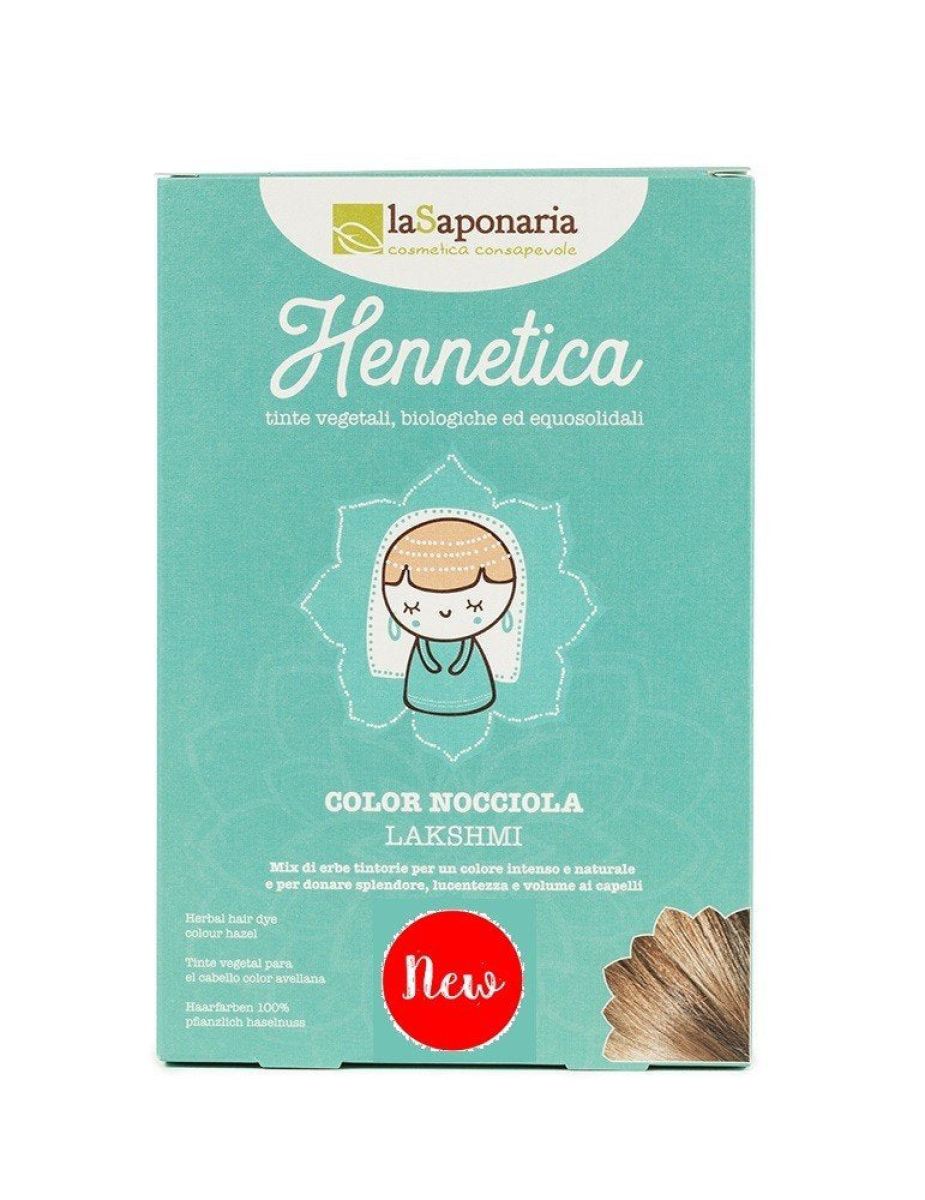 laSaponaria Přírodní barva na vlasy Lakshmi BIO (100 g) - lískový ořech z Econea.cz