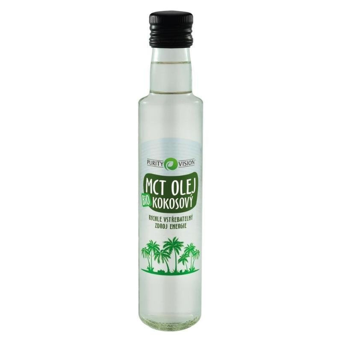 Purity Vision MCT Kokosový olej BIO (250 ml) - rychle vstřebatelný zdroj energie z Econea.cz