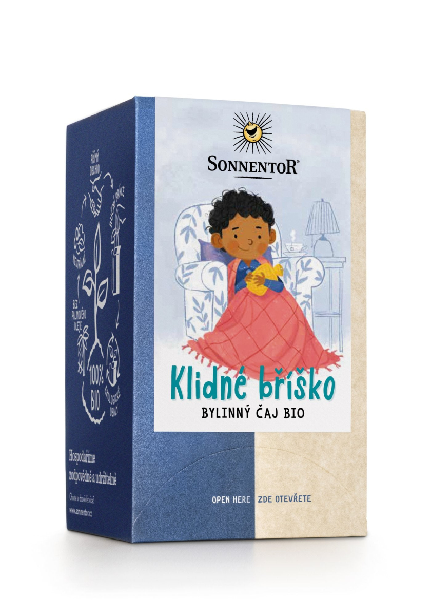 Sonnentor Bylinný čaj Klidné bříško BIO - nálevové sáčky (18 x 1,2 g) z Econea.cz