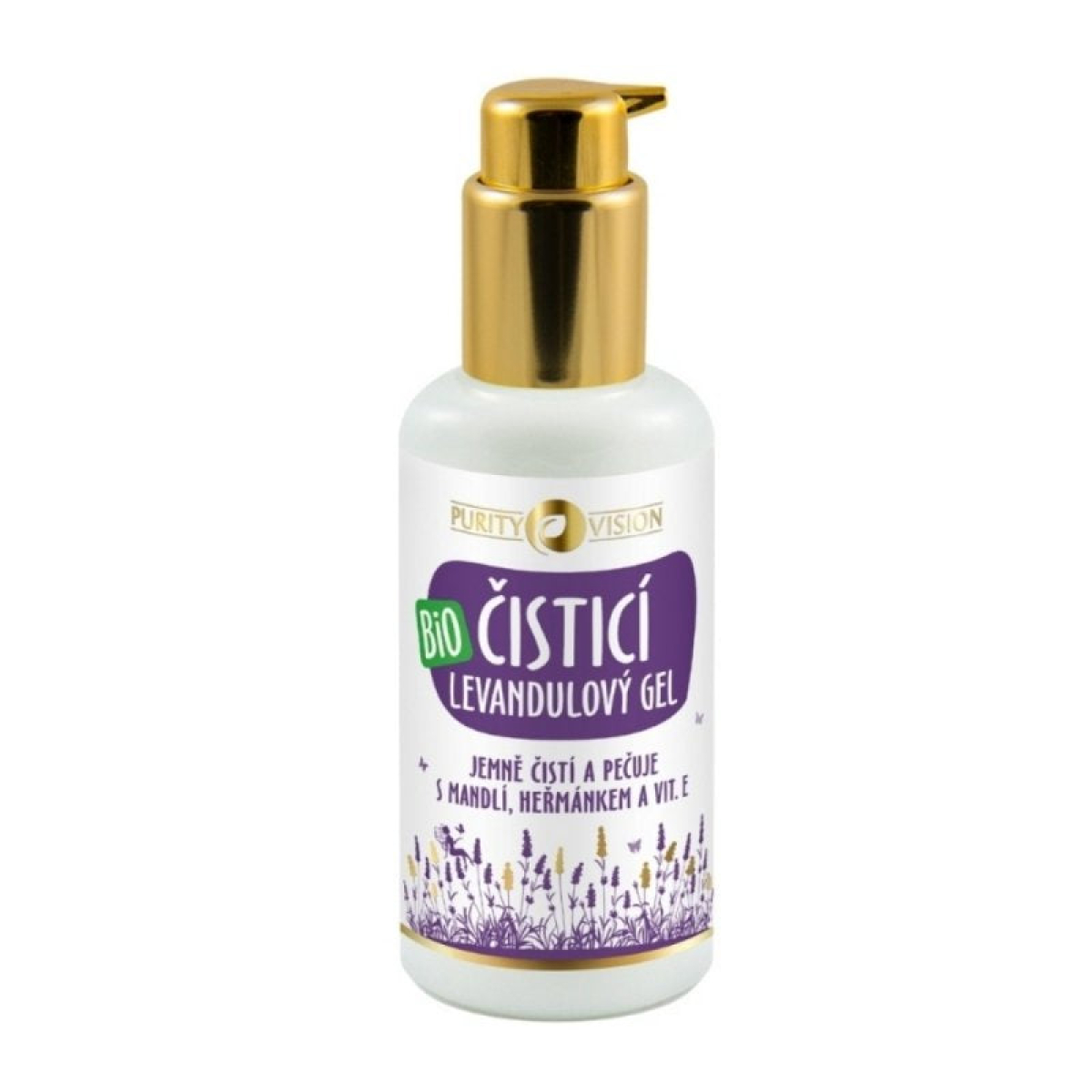 Purity Vision Levandulový čisticí gel s heřmánkem a vit. E, BIO (100 ml) z Econea.cz