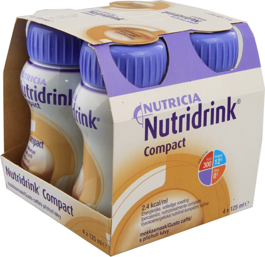 NUTRIDRINK COMPACT S PŘÍCHUTÍ KÁVY perorální SOL 4X125ML