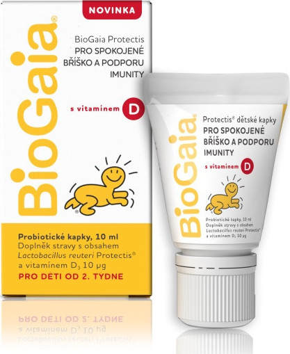 BioGaia Protectis s vitamínem D tablet pomerančová příchuť 10 ml