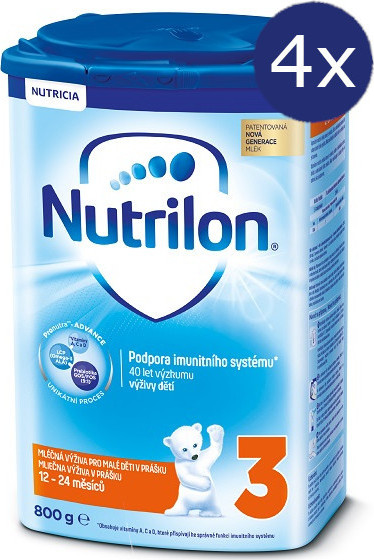 Nutricia Nutrilon 3 800g - balení 4 ks