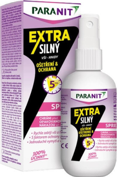 Paranit Extra silný sprej 100 ml + hřeben dárková sada