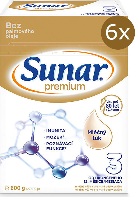 Sunar Premium 3 600g - nový - balení 6 ks