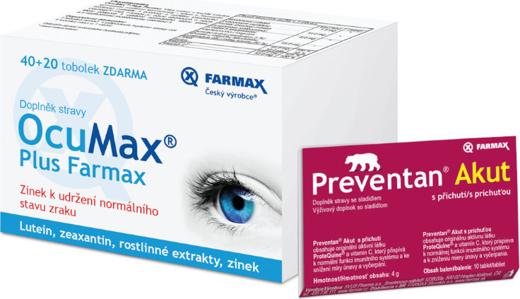 Ocumax Plus Farmax dárkové balení tob.60