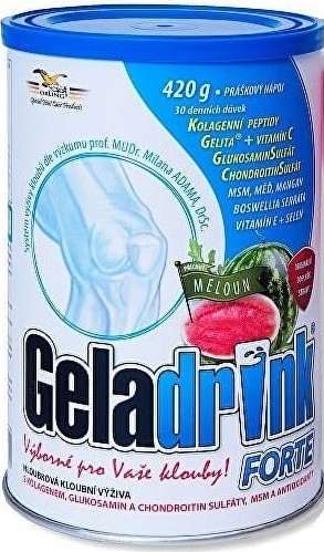 Geladrink FORTE HYAL práškový nápoj meloun 420g