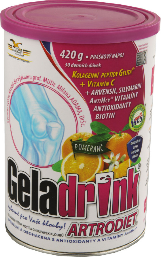 Geladrink Artrodiet nápoj pomeranč 420g