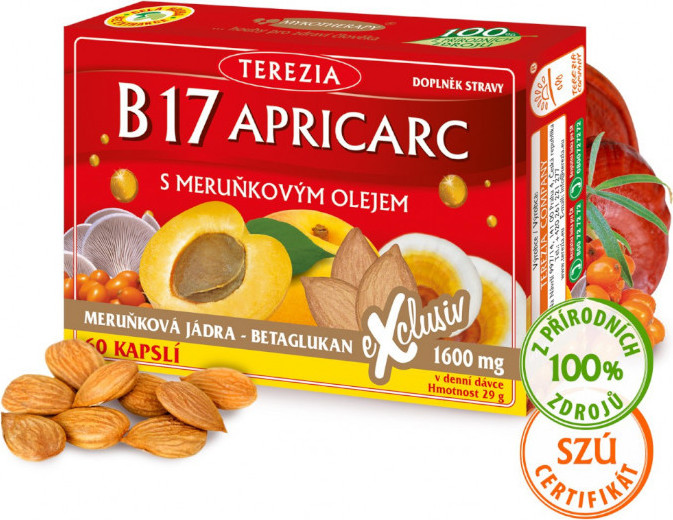 TEREZIA B17 APRICARC s meruňkovým olejem 60 kapslí
