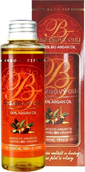 Body Tip 100% Bio arganový olej 100 ml