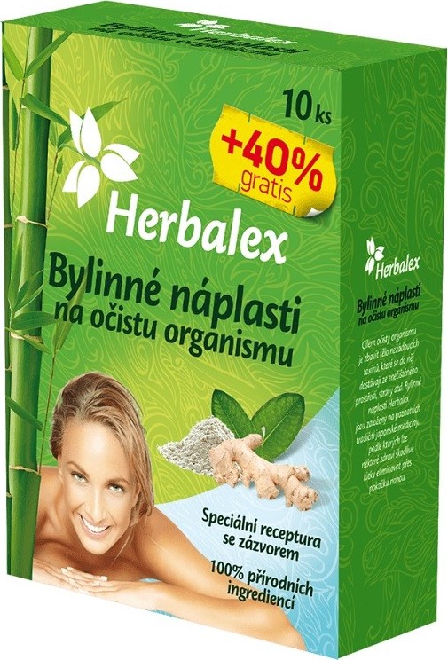Herbalex bylinné detoxikační náplasti 10ks