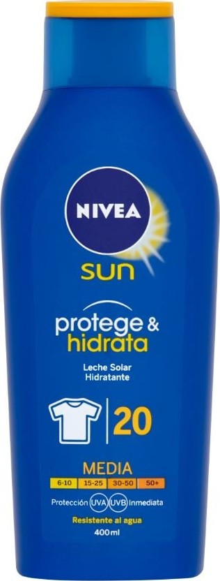 NIVEA SUN Hydratační mléko na opalování OF20 400ml