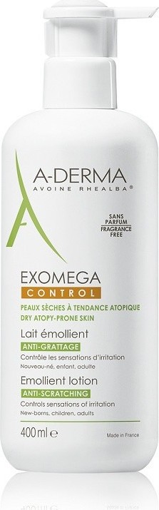 A-DERMA Exomega CONTROL Emolienční mléko 400ml