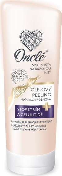 Dámský olej.peeling ONCLÉ s kmen.buň. Strie 200ml