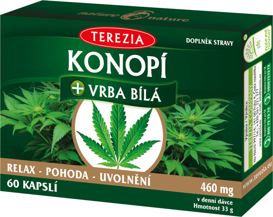 TEREZIA KONOPÍ+Vrba bílá cps.60