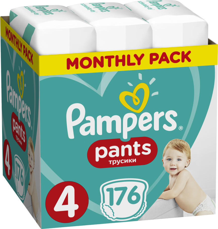 Pampers kalhotkové plenky Monthly Box S4 176ks