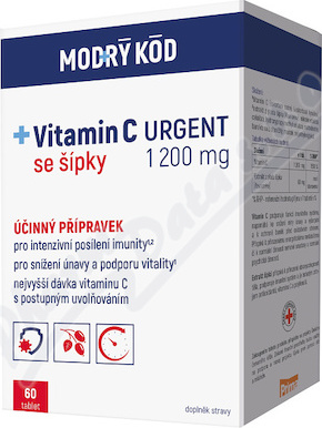 Vitamin C 1200 mg URGENT tbl. 60 MODRÝ KÓD