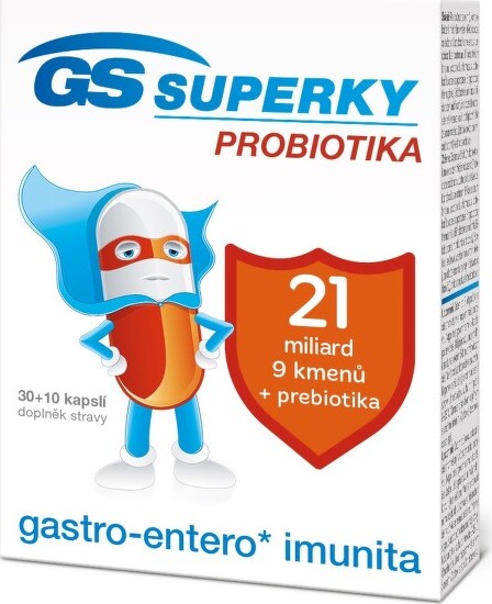 GS Superky probiotika cps.30+10 ČR/SK