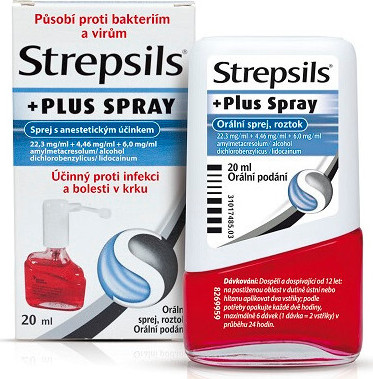 STREPSILS PLUS SPRAY ORM SPR SOL 1X20ML