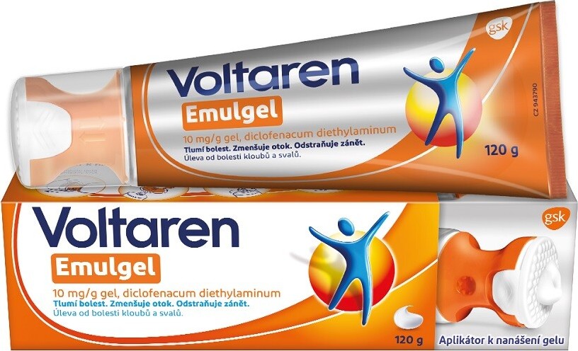 Voltaren Emulgel 10 mg/g gel proti bolesti 120g