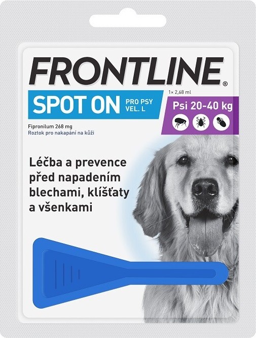 Frontline Spot On Dog L 1x1 pipeta 2.68ml