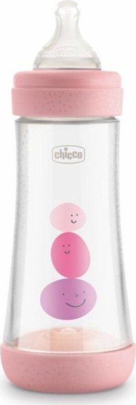 Chicco láhev kojenecká Perfect 5 silikon růžová 300 ml