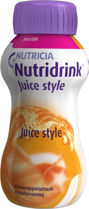 NUTRIDRINK JUICE STYLE S PŘÍCHUTÍ POMERANČOVOU POR SOL 4X200ML