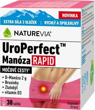 NatureVia UroPerfect Manóza Rapid 30 sáčků