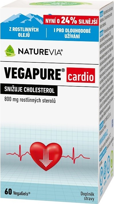 NatureVia Vegapure cardio 800 mg cps.60