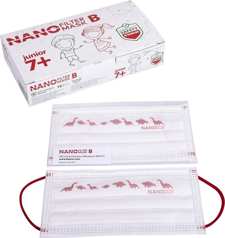 Batist Medical dětská NANO rouška nanorouška 10 ks