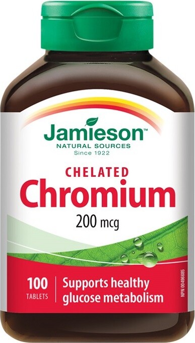 JAMIESON Chrom 200 mcg tbl. 100