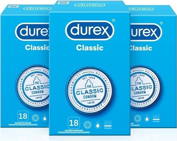 DUREX Classic 3x18ks (2+1)