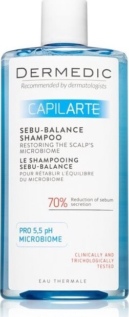 DERMEDIC Capilarte SB Šampon pro mastné vlasy proti vypadávání 300 ml