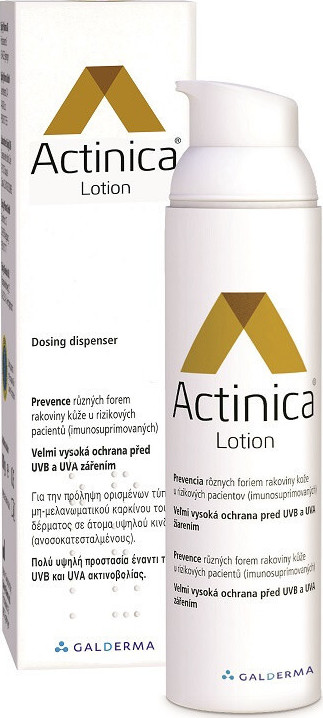 Galderma-Spirig Actinica Lotion svetlofiltrujúce tělové mléko v lahvičce s dávkovačem 80 g