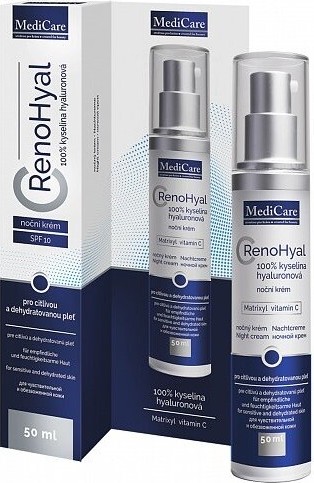 SYNCARE RenoHyal C 100% kyselina hyaluronová noční krém 50 ml