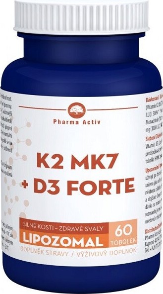 LIPOZOMAL K2 MK7 + D3 FORTE tob.60