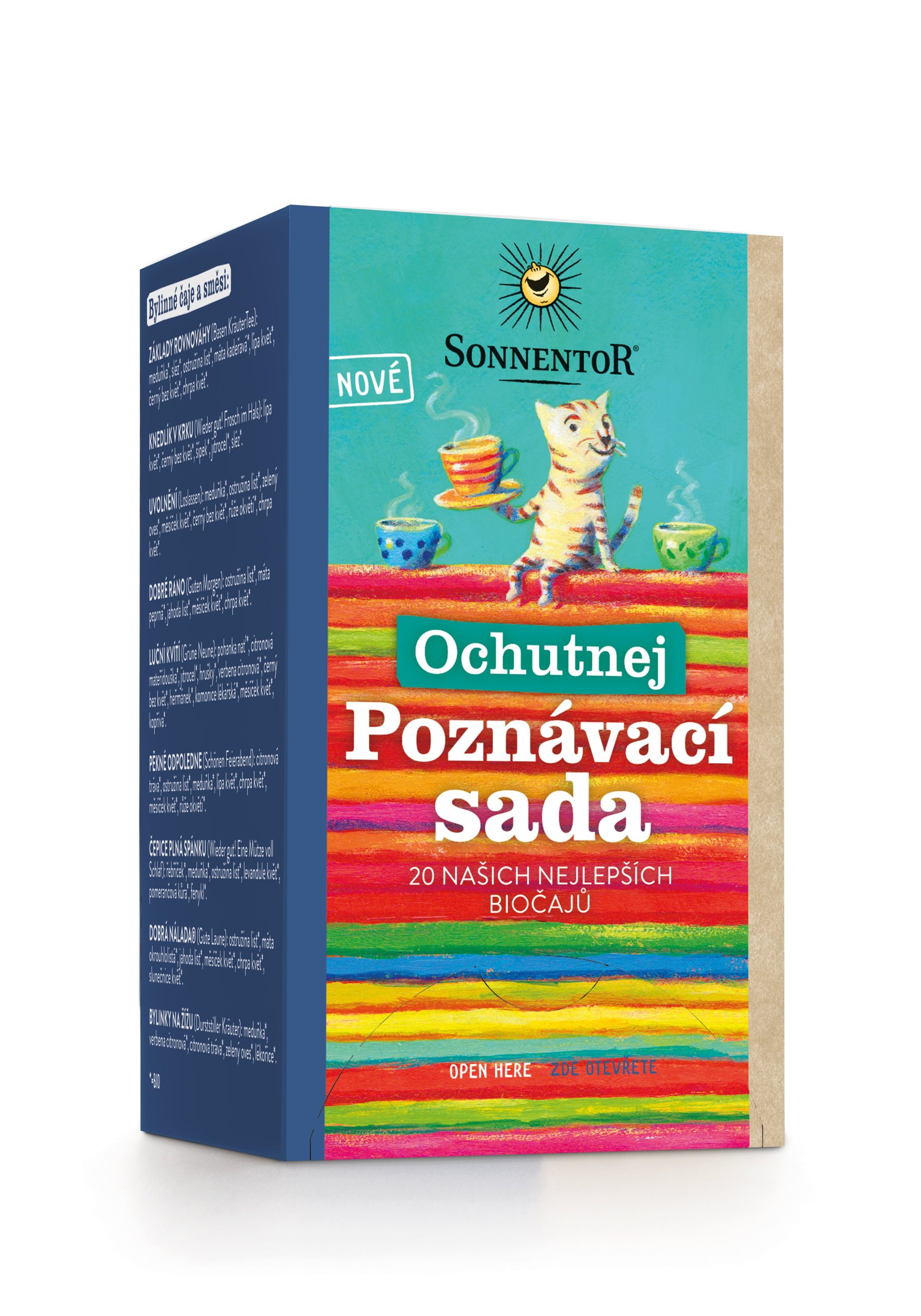 Sonnentor Ochutnej poznávací sada čajů - nálevové sáčky (20 ks) - 20 nejlepších bio čajů